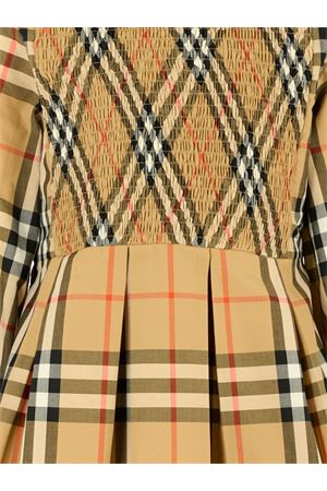 abito in cotone beige BURBERRY KIDS | 8108991B9368